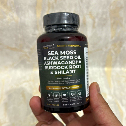 Natural gold wellness sea moss - natural,