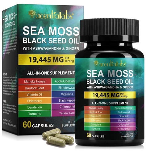 Sea moss black - sea, seed