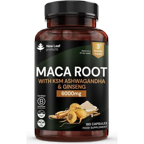 Maca root capsules with ksm - root,