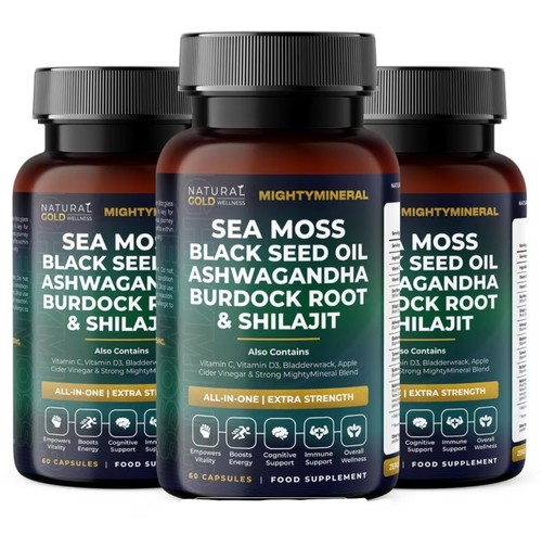 Sea moss ashwagandha black - sea,