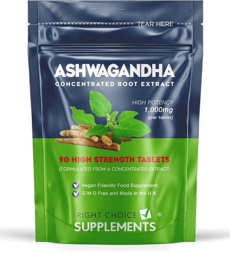 Ashwagandha 1000mg tablets 90 - ashwagandha,