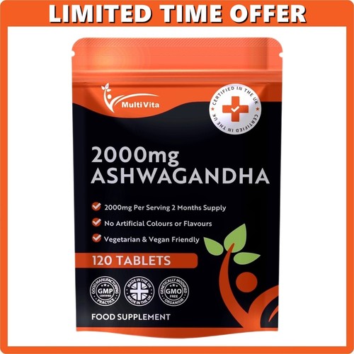 Ashwagandha 2000mg 120 vegan - ashwagandha,