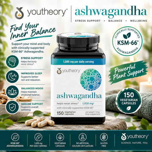 Youtheory ashwagandha helps - youtheory,